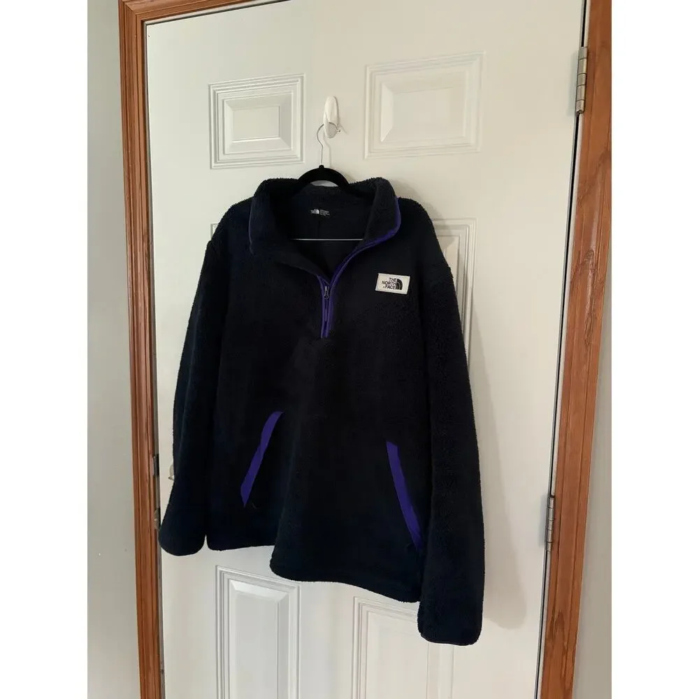Men’s North Face Campshire Sherpa 1/4 Zip Pullover Size XXL